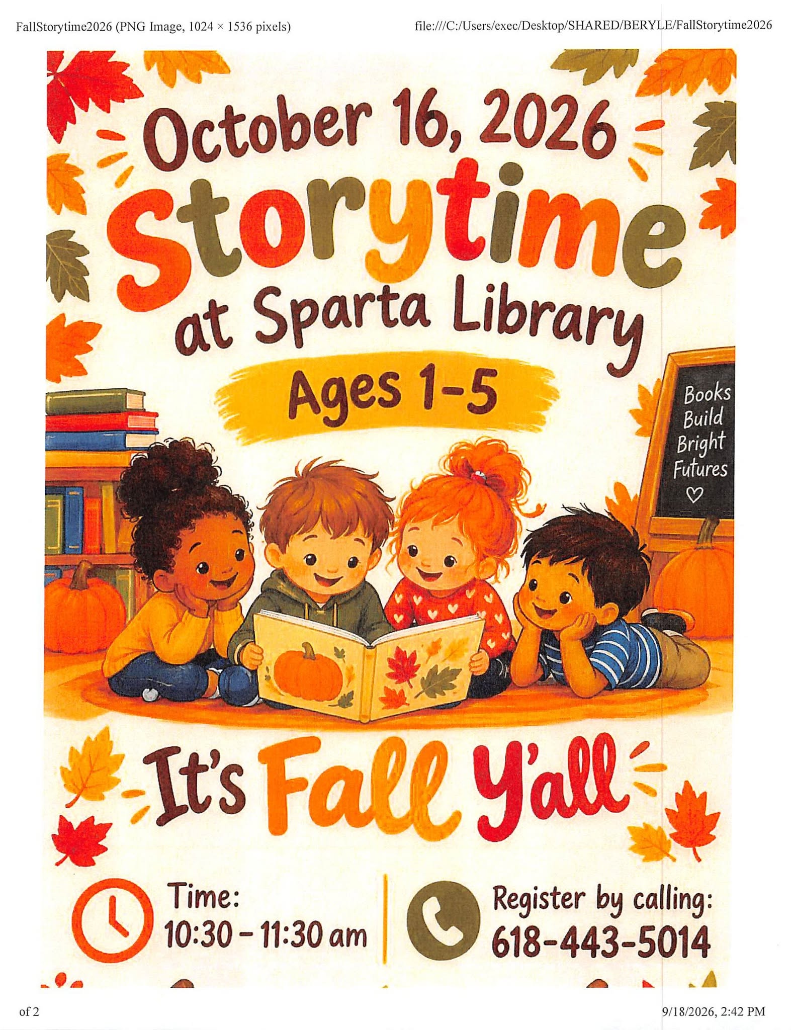 October Storytime